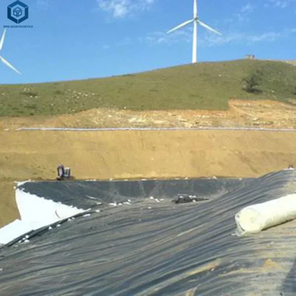 BPM Geosynthetics Pond Liner Composite Geomembranes with non Woven Geotextile and Geotechnical Cloth for Reinforcement - Image 2