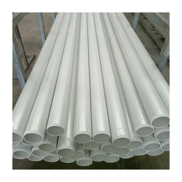 Grey white blue color pvc pipe upvc tube and fittings from 20mm to 400mm